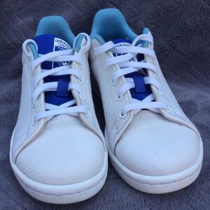 Little kids Size 13K Adidas Stan Smith White with Blue Octopus